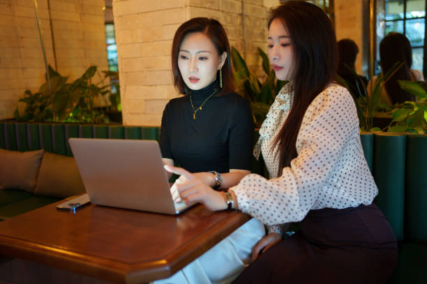 istock Two Asian women looking at the computer 2177187460
