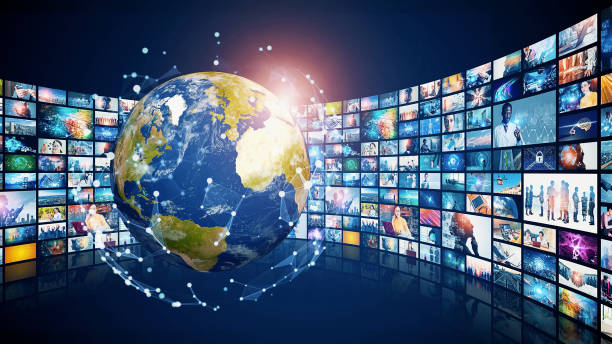 istock Digital contents concept. Social networking service. Streaming video. NFT. Non-fungible token. Elements of this image furnished by NASA. 3D rendering. 2177188024