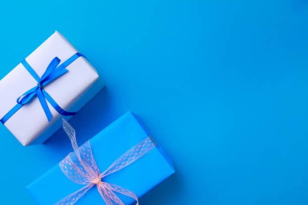 istock Gift boxes  on color background. Happy womens day. Happy Mothers day.Hello Spring 2177188192