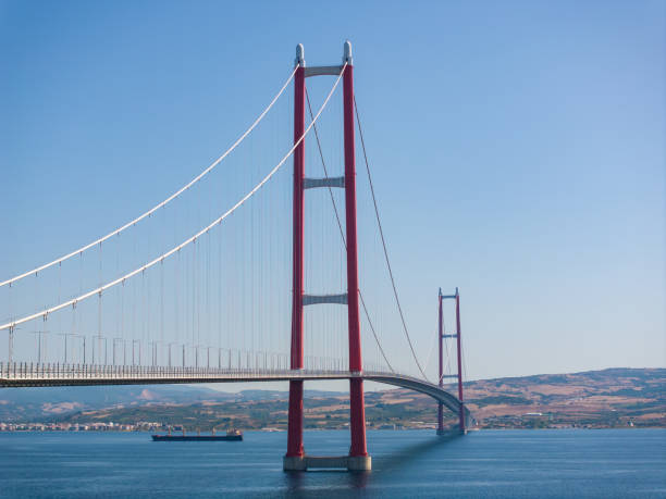 1915 Canakkale Bridge Drone Photo, Canakkale Turkiye (Turkey)