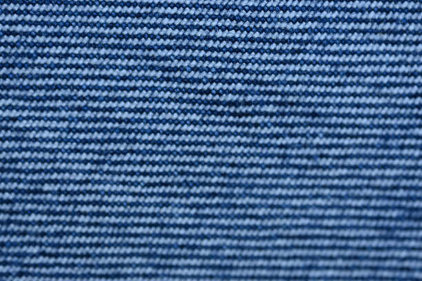 macro blue denim texture, blue denim texture as background close up photo from above