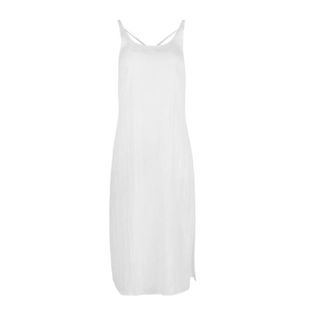 istock White womens sleeveless dress isolated 2177201922