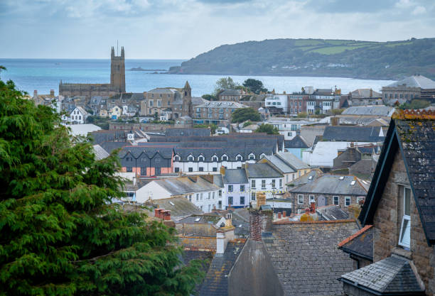 istock Hilltop view of Penzance, Cornwall, England 2177208963