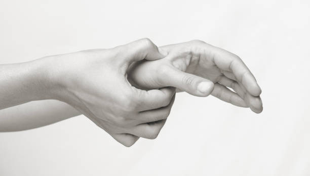 istock Hands Stretching Fingers for Pain Relief 2177210330