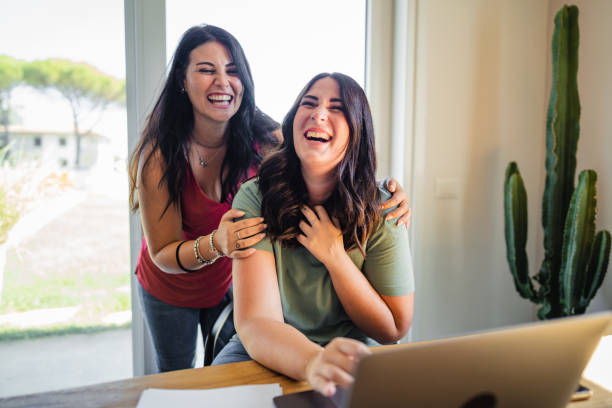 istock friends at home enjoying doing homework together 2177215215