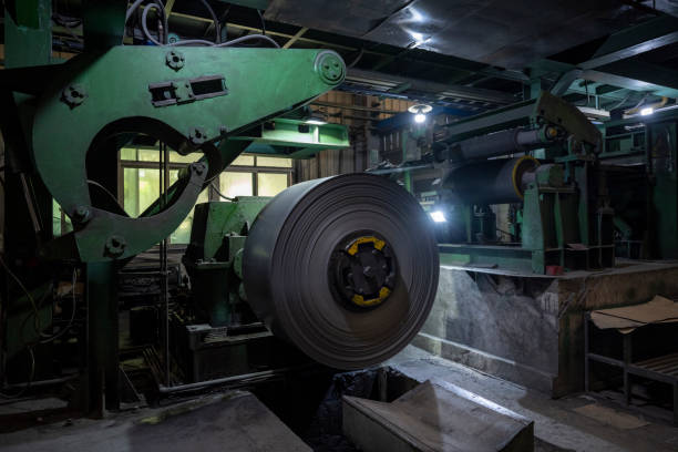 A factory that produces metal sheet materials