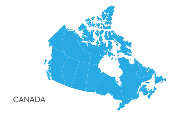 istock Map of Canada detailed boundaries of administrative divisions 2177225963