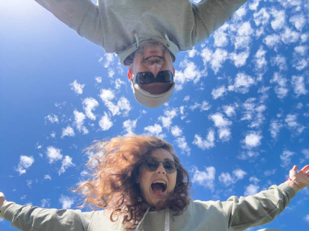 istock Happy couple enjoying in park 2177227517