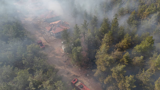 istock Firefighting Near Smoke-Engulfed Homes 2177232920