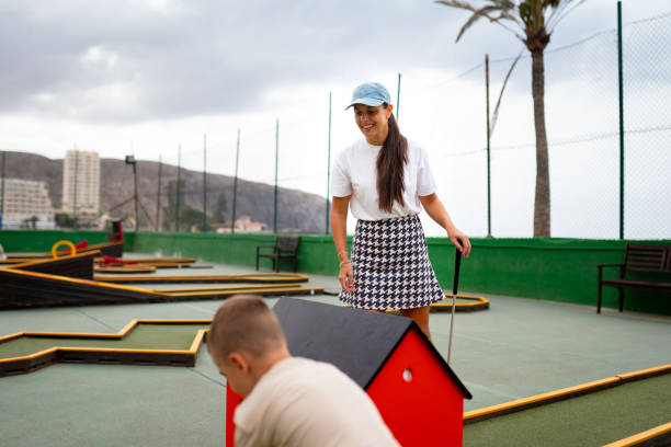 Love playing mini golf with my mom