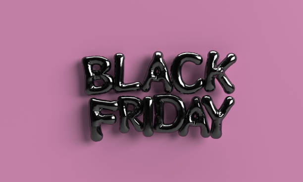 istock Pink purple color gradient background wallpaper back friday text balloon dark symbol sign font november month sale product shopping marketing price store retail discount offer celebration price banner 2177243311