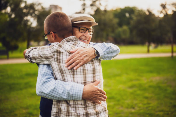 istock Grandpa and grandson 2177244583