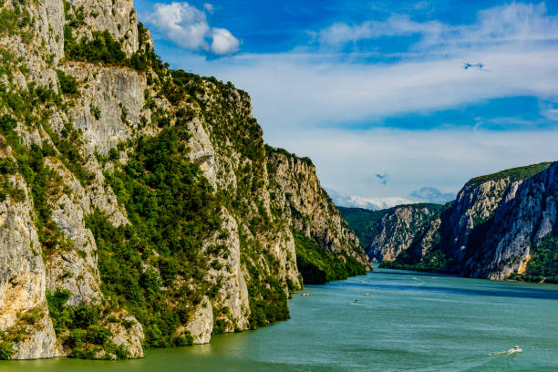 istock Exploring the breathtaking Djerdap Gorge along the tranquil Danube River in Serbia, where nature meets adventure in stunning landscapes 2177246278