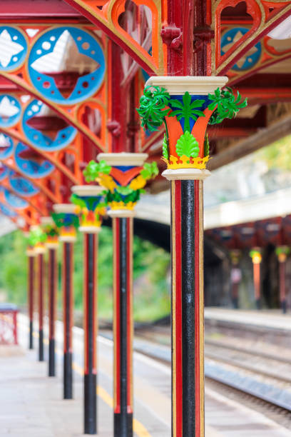 beautiful structure and decoration of Great Malvern Train Station