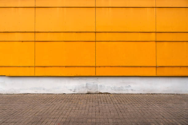 istock Empty street and wall building detail. 2177249464