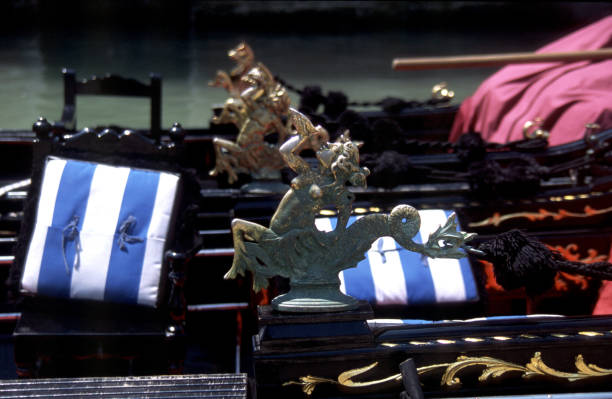 Italy, Venice - (may/17/2008) Hippocampus, Sea Horse, ornaments on gondolas in Venice