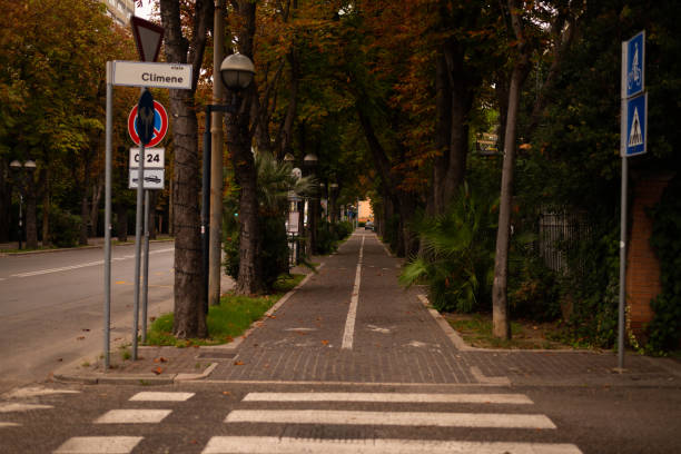 istock Rimini, Emilia Romagna, Italy - 2024: pedestrian crossingin Rimini old town center 2177266373