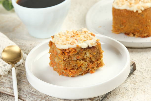 istock Slice of homemade carrot cake 2177274740