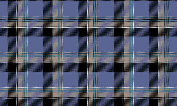 istock Plaid fabric pattern, blue, yellow, green, seamless for textile and design clothes skirt pants apron tablecloth blanket or decoration. Vector illustration. 2177274817