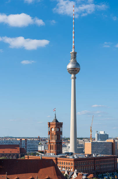 istock Berlin cityscape with communications tower and Rotes Rathaus 2177278852