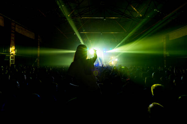 istock Audience silhouette on the concert background, 2177283472
