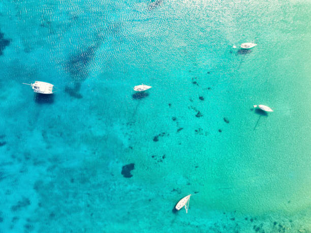 istock view from above of a small beach in Lipsi, Dodecanese Islands 2177284905