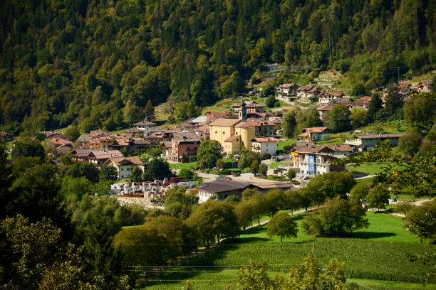 istock Town in the European Alps 2177286751