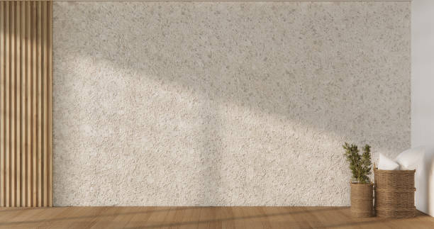 istock Empty room,Clean japanese minimalist room interior, 3D rendering 2177291403