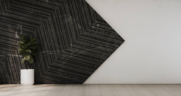 istock Empty room,Clean japanese minimalist room interior, 3D rendering 2177291556