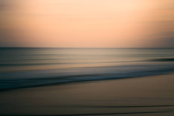 istock Evening ocean scene with soft waves and a serene horizon, abstract 2177291589