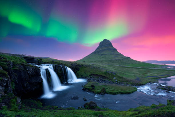 istock Incredible icelandic landscape with Kirkjufellsfoss waterfall 2177291803
