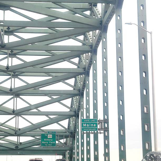 Arch bridge leaving Portsmouth NH