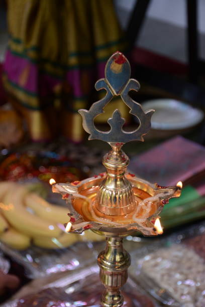 istock Traditional Oil Lamp for Puja - Diya/Deepawali 2177300360