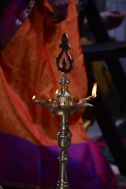 istock Traditional Oil Lamp for Puja - Diya/Deepawali 2177300376