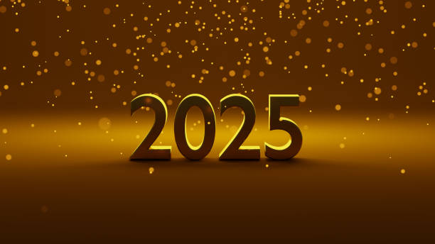 istock The golden number 2025 stands out on a shimmering gold background with glowing particles falling around it. The bright, sparkling particles enhance atmosphere, symbolizing hope and excitement for the New Year 2177303924