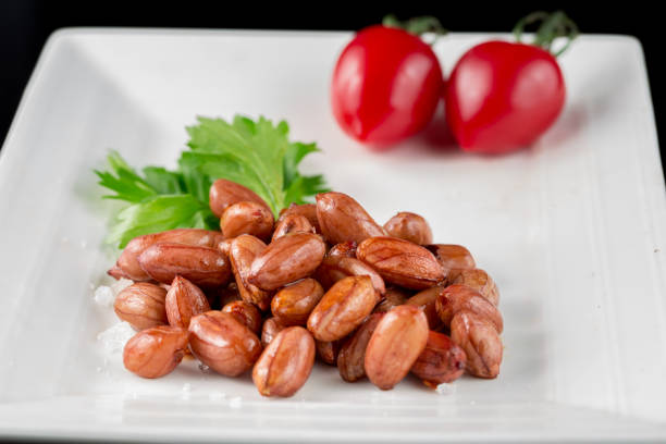 Braised peenuts, Chinese cuisine.