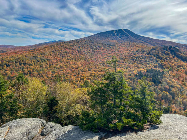 View of Pico from Deer Leap Overlook on a Fall Day