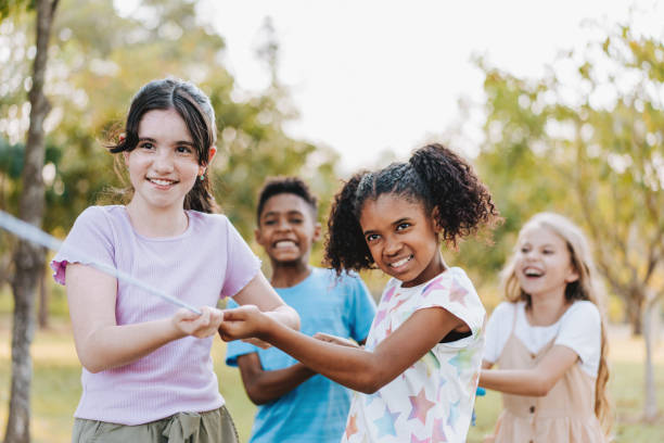 Tug of war game for kids