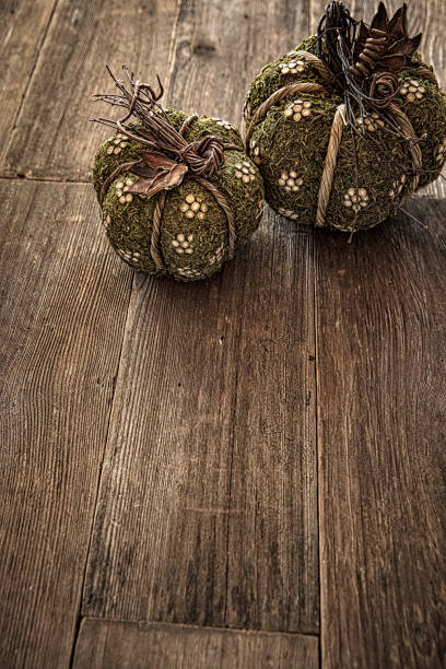 Autumn background. Bright orange physalis berries on a bright woody background.