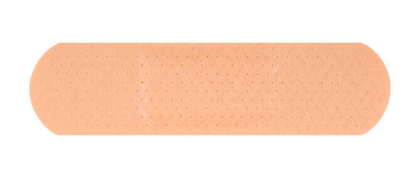 istock Single adhesive bandage isolated on a white background. Stock photo. 2177321657