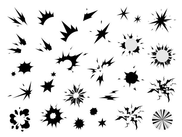 effect - rázová vlna stock ilustrace