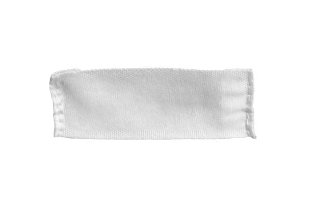 istock White blank clothing tag label isolated on white background 2177333101