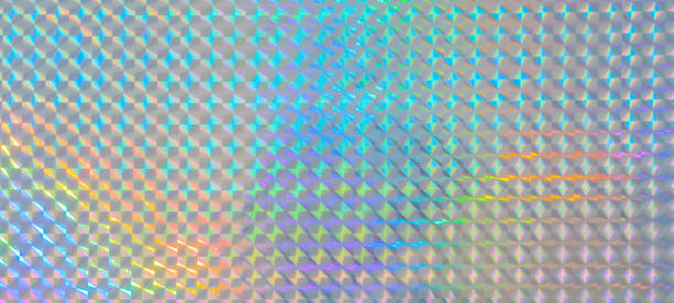 Holographic rainbow foil iridescent texture abstract hologram background