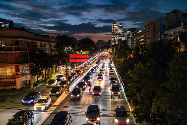 istock Afternoon traffic at Circuito Interior in Mexico City 2177336687
