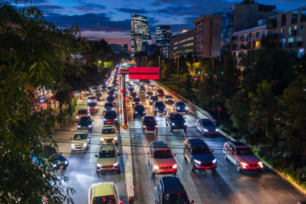 istock Afternoon traffic at Circuito Interior in Mexico City 2177336700