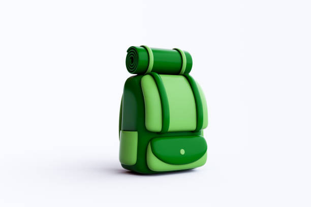 Three Dimensional, Backpack, Camping, Design Element, Icon Symbol