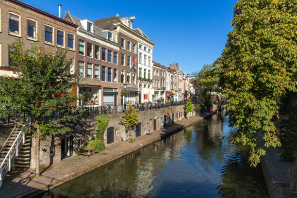 istock Oudegracht canal Utrecht 2177350056