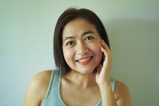 istock Take a close-up photo of a woman's face 2177351453