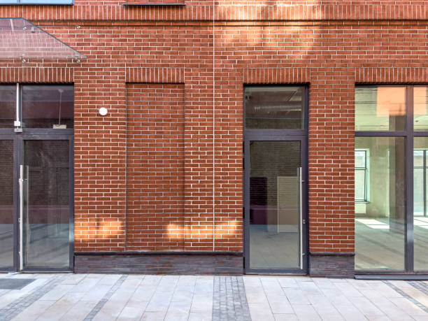 istock renovated old red brick industrial building. facade fragment. 2177352276