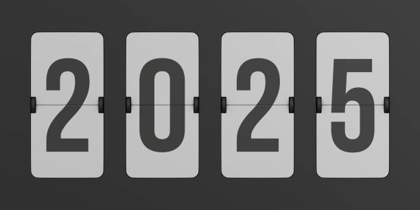 istock Flip black scoreboard 2025. 3D illustration 2177353110